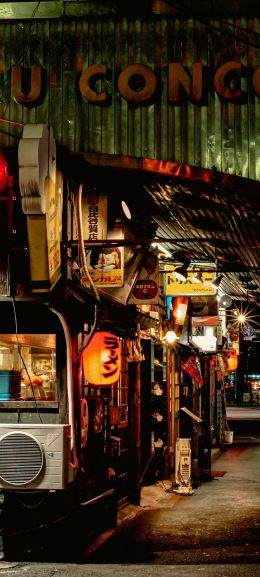 Tokyo, Japan, slums Wallpaper 720x1600