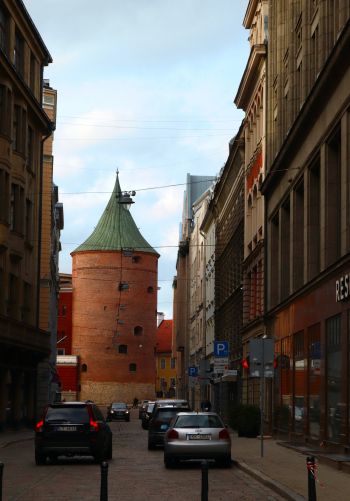 Old Riga, Central District, Riga, Latvia, city Wallpaper 1668x2388