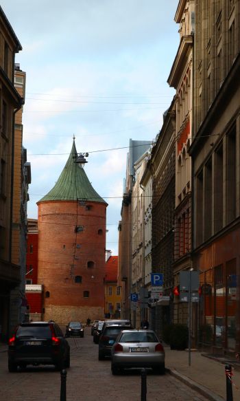 Old Riga, Central District, Riga, Latvia, city Wallpaper 1200x2000