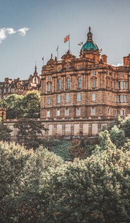 old town, Edinburgh, Scotland, Great Britain Wallpaper 600x1024