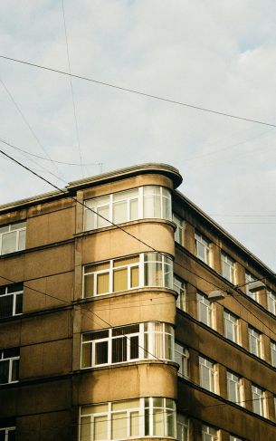 Riga, Riga, Latvia, high-rise building Wallpaper 1752x2800