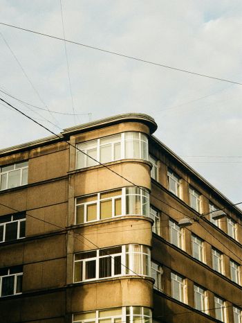 Riga, Riga, Latvia, high-rise building Wallpaper 1668x2224