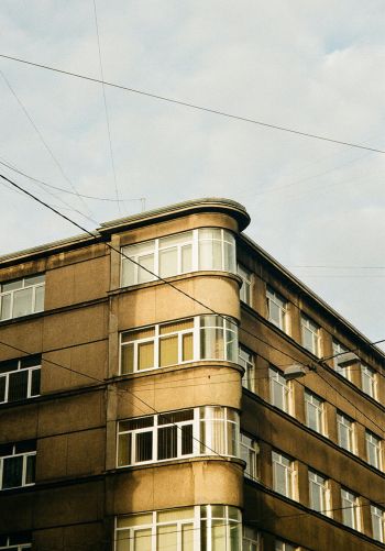 Riga, Riga, Latvia, high-rise building Wallpaper 1668x2388