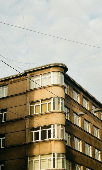 Riga, Riga, Latvia, high-rise building Wallpaper 1200x2000