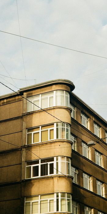 Riga, Riga, Latvia, high-rise building Wallpaper 720x1440