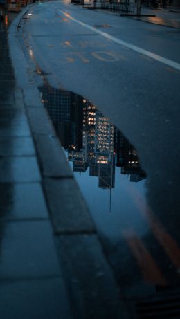 London, Great Britain, road, evening Wallpaper 640x1136