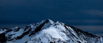 mountains, snow, mountain peaks Wallpaper 2560x1080