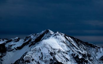 mountains, snow, mountain peaks Wallpaper 1920x1200