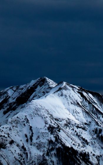 mountains, snow, mountain peaks Wallpaper 800x1280