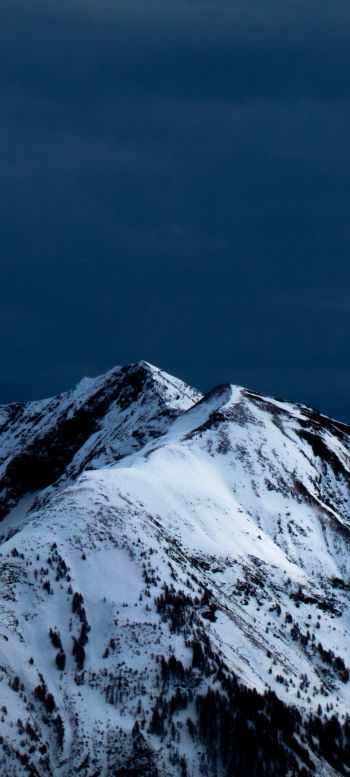 mountains, snow, mountain peaks Wallpaper 720x1600