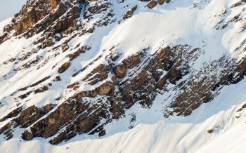 snow, mountain, descent Wallpaper 2560x1600
