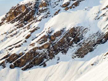 snow, mountain, descent Wallpaper 800x600