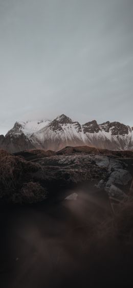 Iceland, mountains, mountain peaks Wallpaper 1080x2340