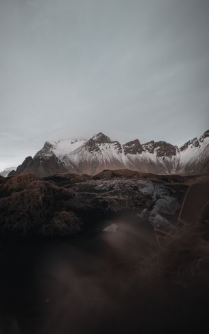 Iceland, mountains, mountain peaks Wallpaper 1752x2800