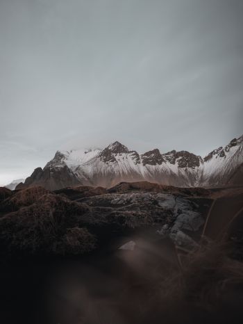 Обои 1668x2224 Исландия, горы, горные вершины