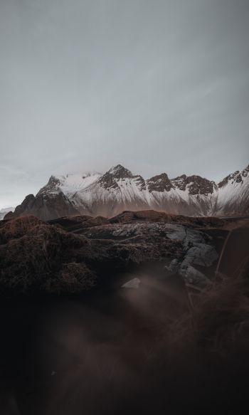 Iceland, mountains, mountain peaks Wallpaper 1200x2000