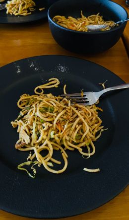 food, pasta, plates Wallpaper 600x1024