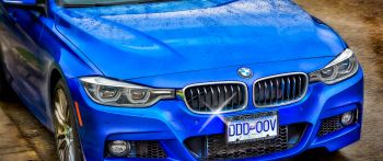 BMW Coupe, blue BMW Wallpaper 2560x1080