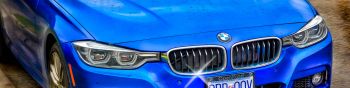 BMW Coupe, blue BMW Wallpaper 1590x400