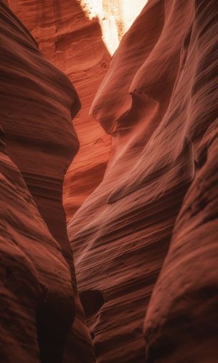 Antelope Canyon, Arizona, USA, gorge Wallpaper 1200x2000