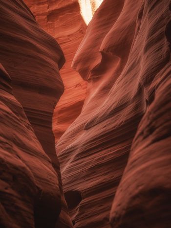 Antelope Canyon, Arizona, USA, gorge Wallpaper 1668x2224