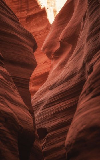 Antelope Canyon, Arizona, USA, gorge Wallpaper 1752x2800