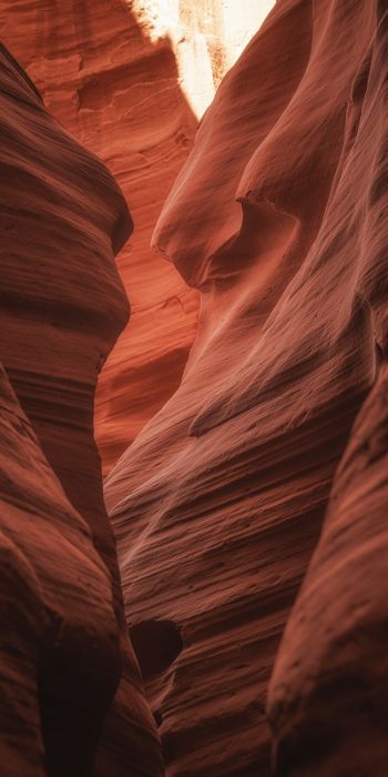 Antelope Canyon, Arizona, USA, gorge Wallpaper 720x1440