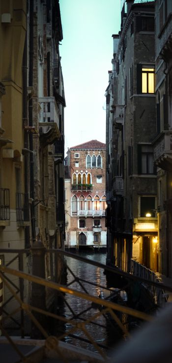 Venice, metropolitan city of venice, Italy Wallpaper 1440x3040