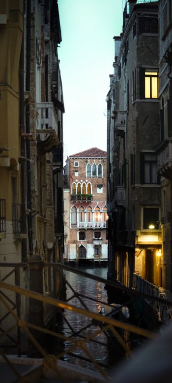 Venice, metropolitan city of venice, Italy Wallpaper 1440x3200