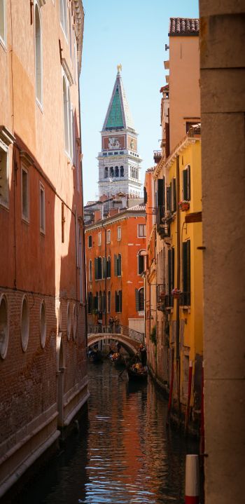 Venice, metropolitan city of venice, Italy Wallpaper 1440x2960