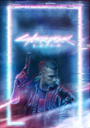 Cyberpunk 2077, neon Wallpaper 1448x2048