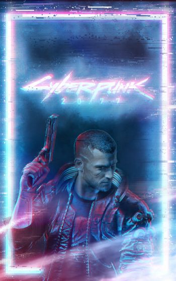 Cyberpunk 2077, neon Wallpaper 800x1280