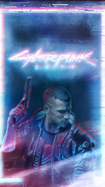 Cyberpunk 2077, neon Wallpaper 720x1280
