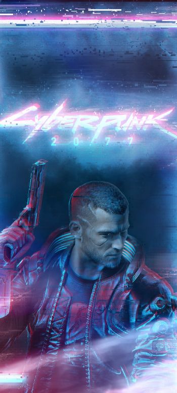 Cyberpunk 2077, neon Wallpaper 720x1600
