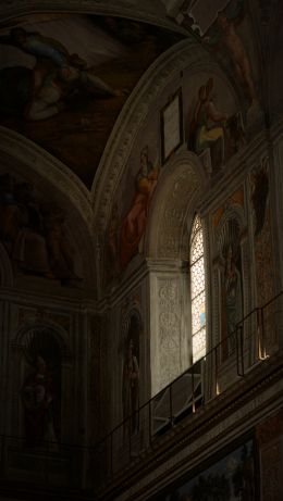 Обои 640x1136 Сикстинская капелла, Ватикан