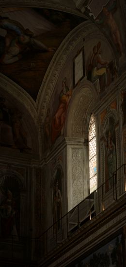 Обои 1440x3040 Сикстинская капелла, Ватикан