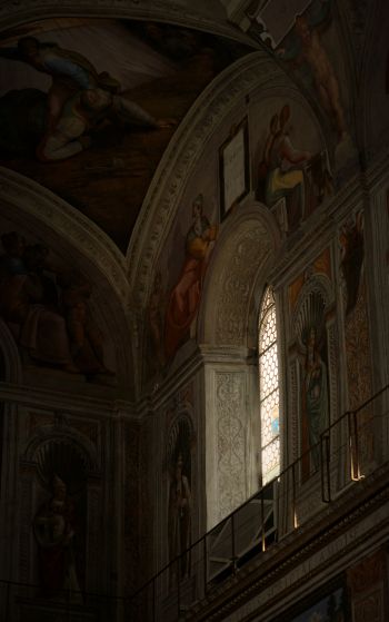 Обои 1752x2800 Сикстинская капелла, Ватикан