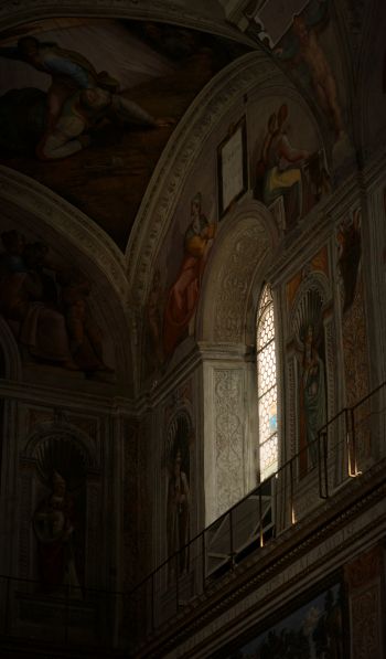Sistine Chapel, Vatican Wallpaper 600x1024