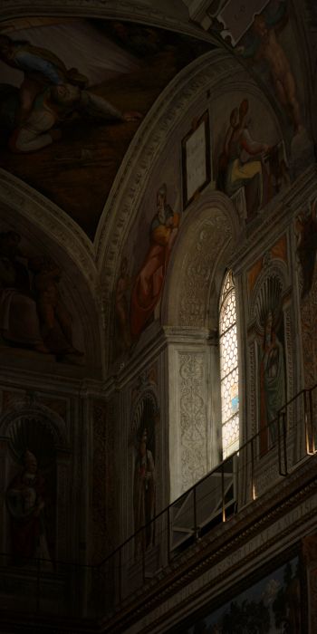 Обои 720x1440 Сикстинская капелла, Ватикан