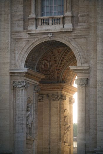 Обои 640x960 площадь Святого Петра, Ватикан