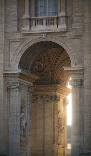 Обои 600x1024 площадь Святого Петра, Ватикан