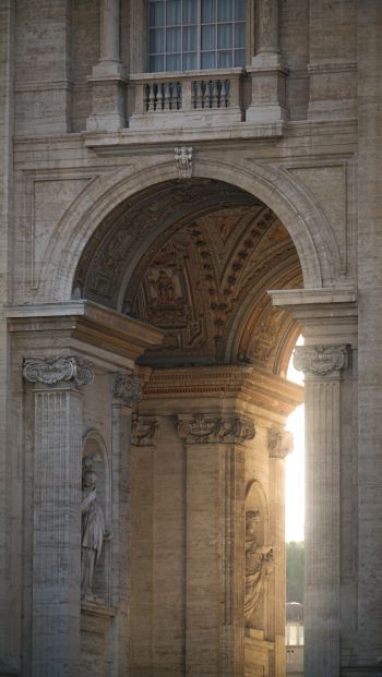 Обои 640x1136 площадь Святого Петра, Ватикан