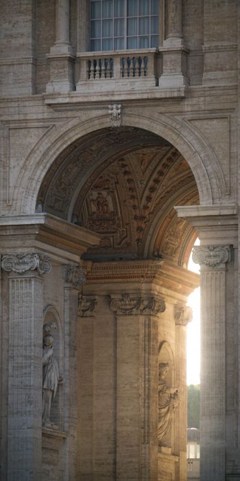 St. Peter's Square, Vatican Wallpaper 720x1440