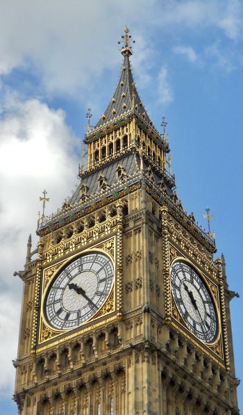 Обои 600x1024 Лондон, Соединенное Королевство, часы