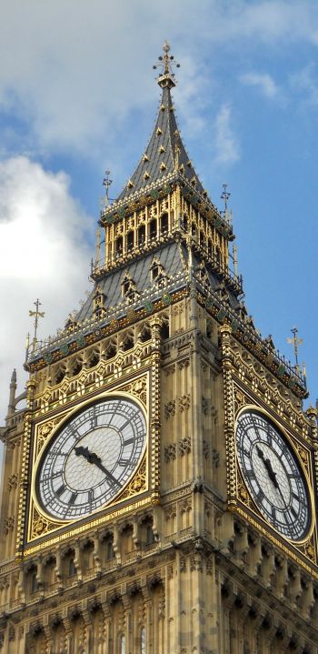 Обои 1080x2220 Лондон, Соединенное Королевство, часы