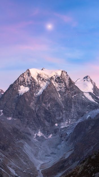 Обои 640x1136 Швейцария, горы, горные вершины
