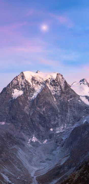 Switzerland, mountains, mountain peaks Wallpaper 1440x2960