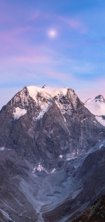 Switzerland, mountains, mountain peaks Wallpaper 1440x3040