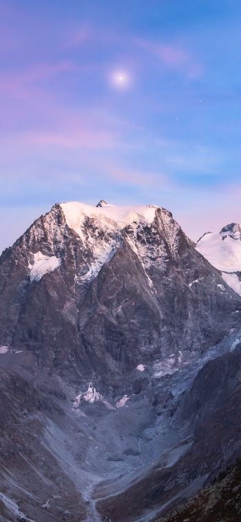 Switzerland, mountains, mountain peaks Wallpaper 1242x2688
