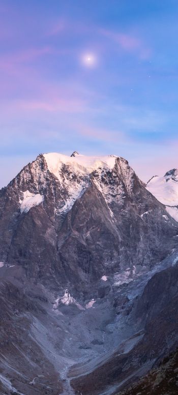 Обои 1440x3200 Швейцария, горы, горные вершины